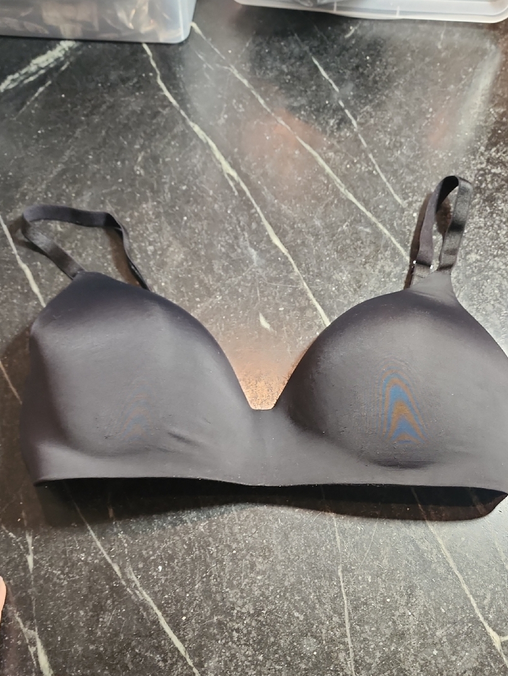 Victoria Secret Black Padded T Shirt Smoothing Bra 38D